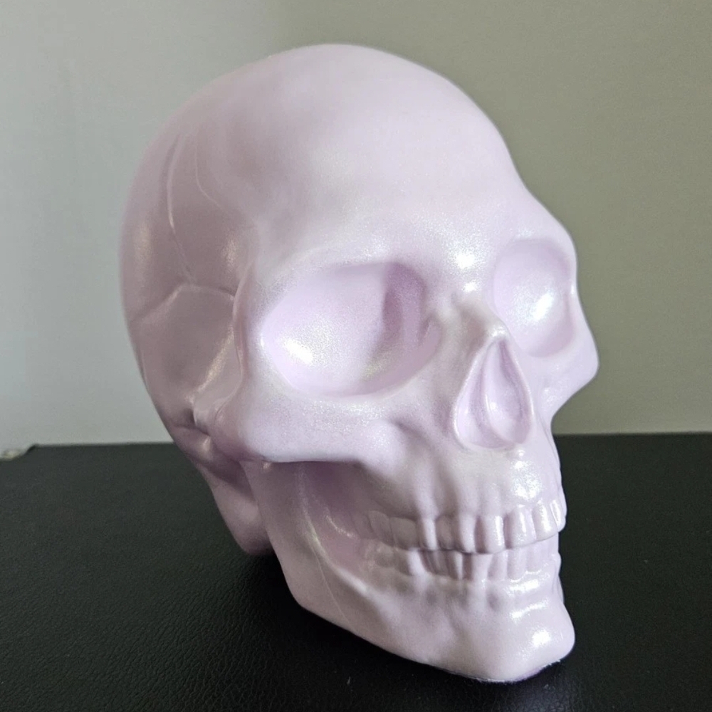 Pastel Purple Skull Decor